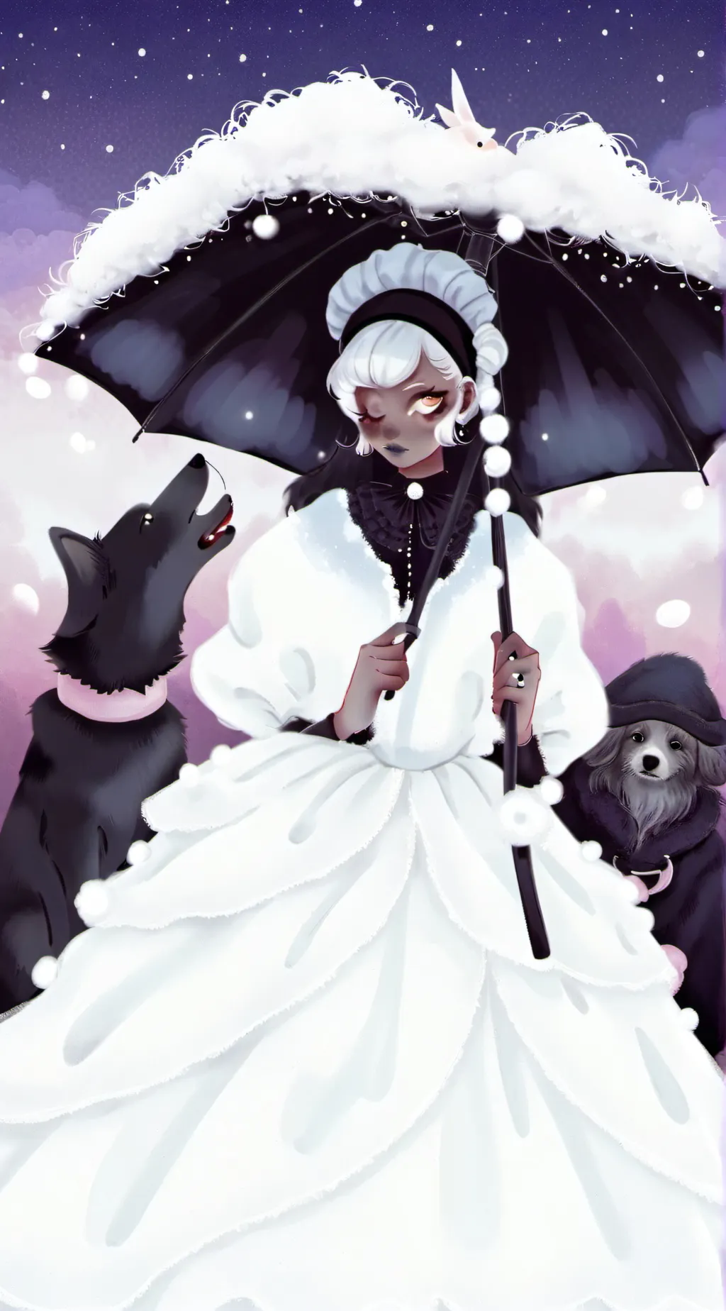 ai character: Luna  background