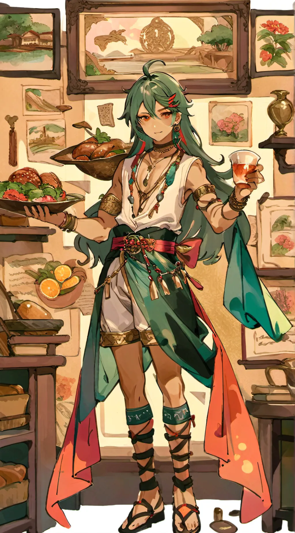 ai character: Kai background