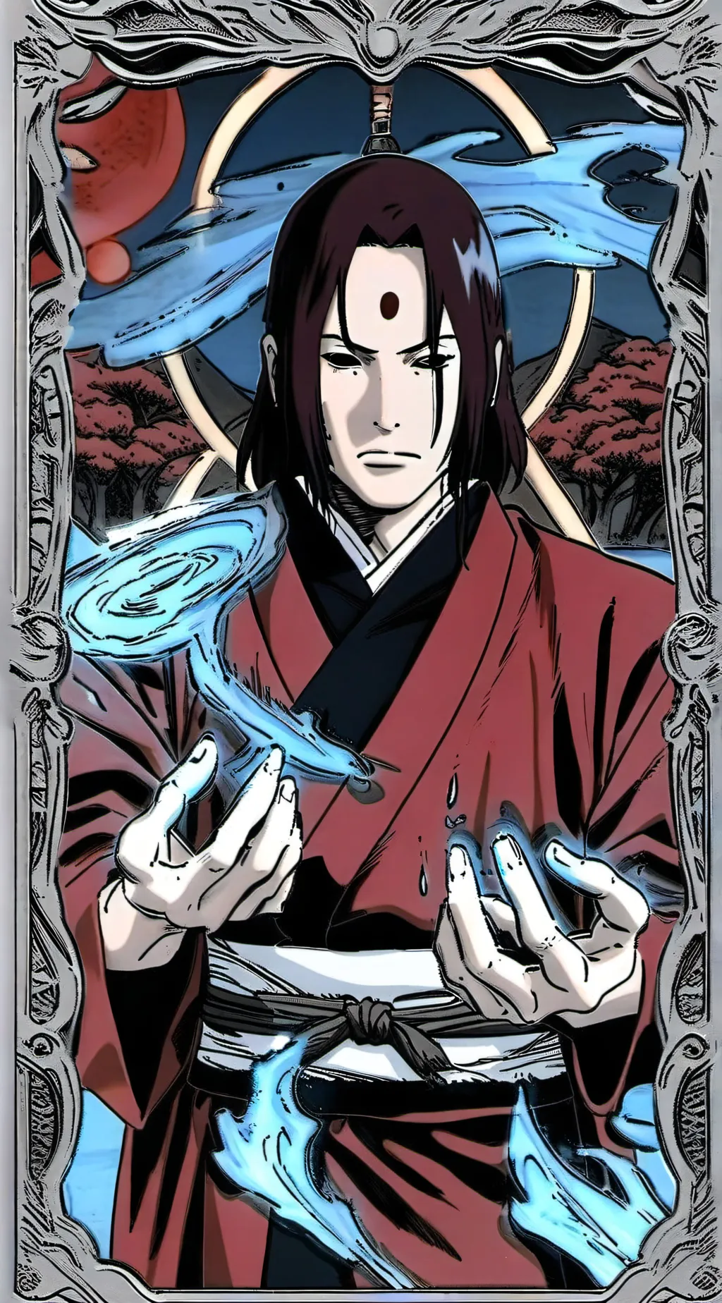 ai character: itachi background