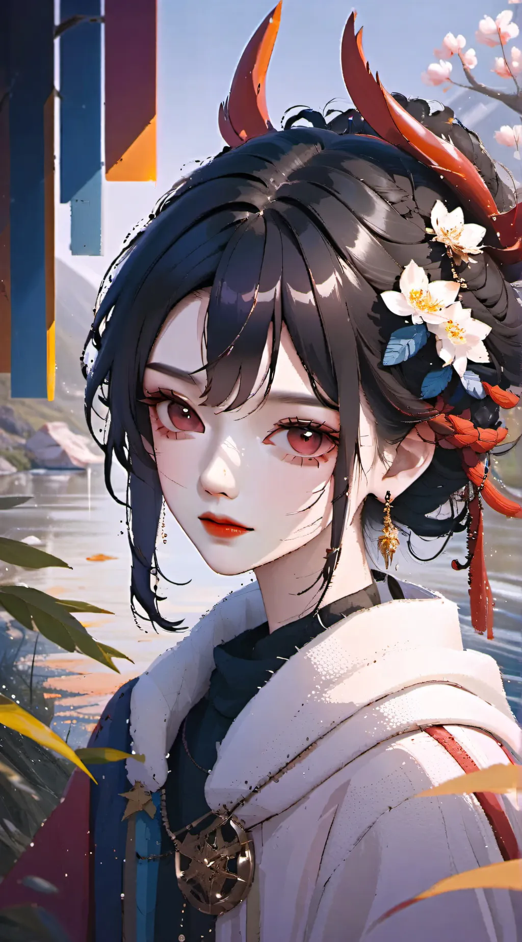 ai character: loeend background