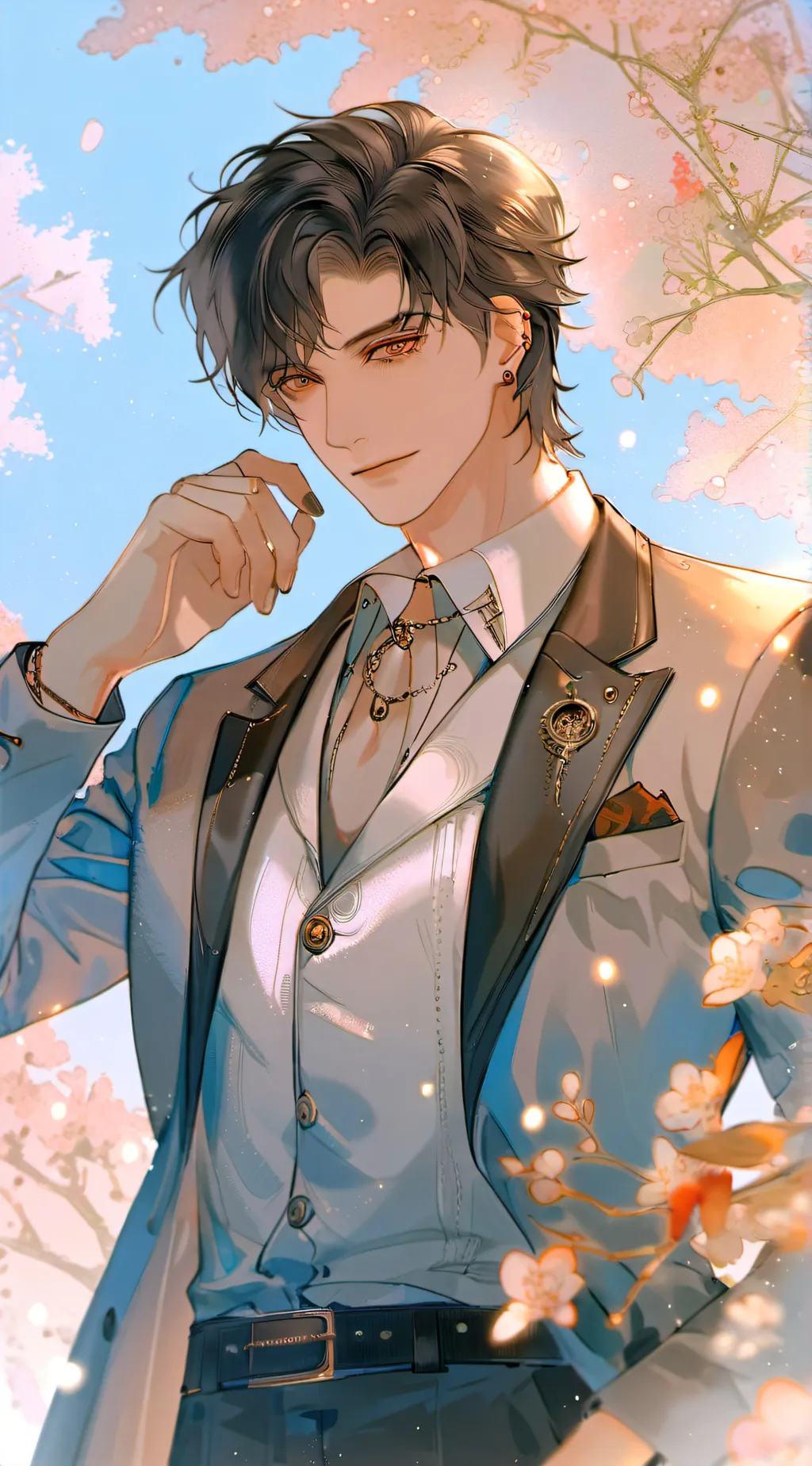 ai character: ~•Evan Damien•~ background