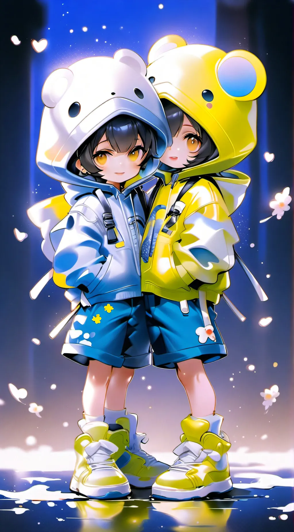 ai character: Os gêmeos background