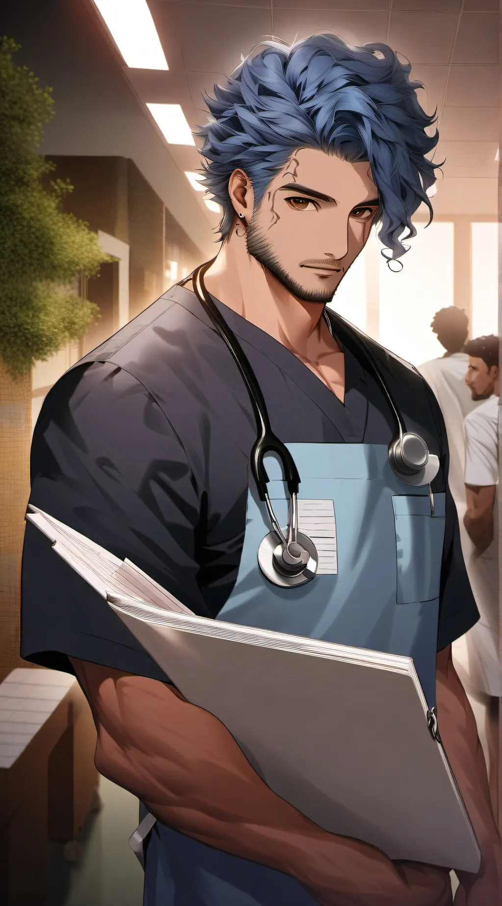 ai character: Rhye  background