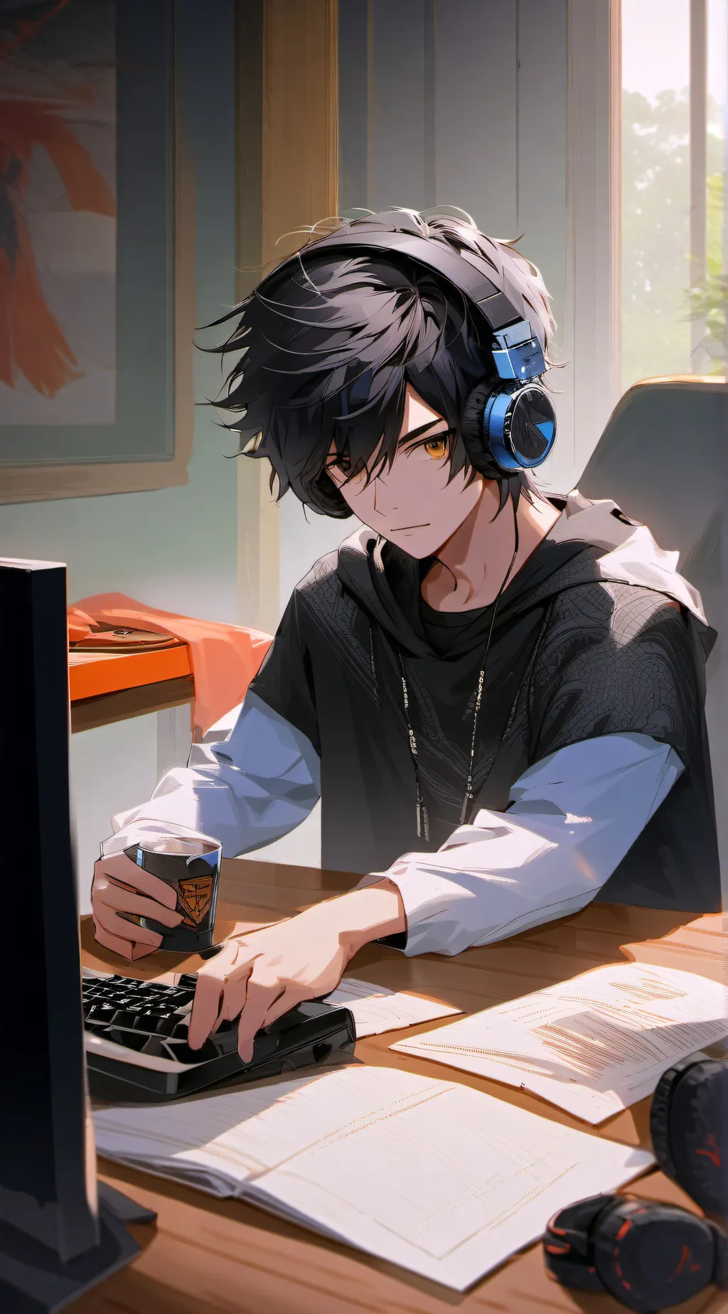 ai character: Austin background