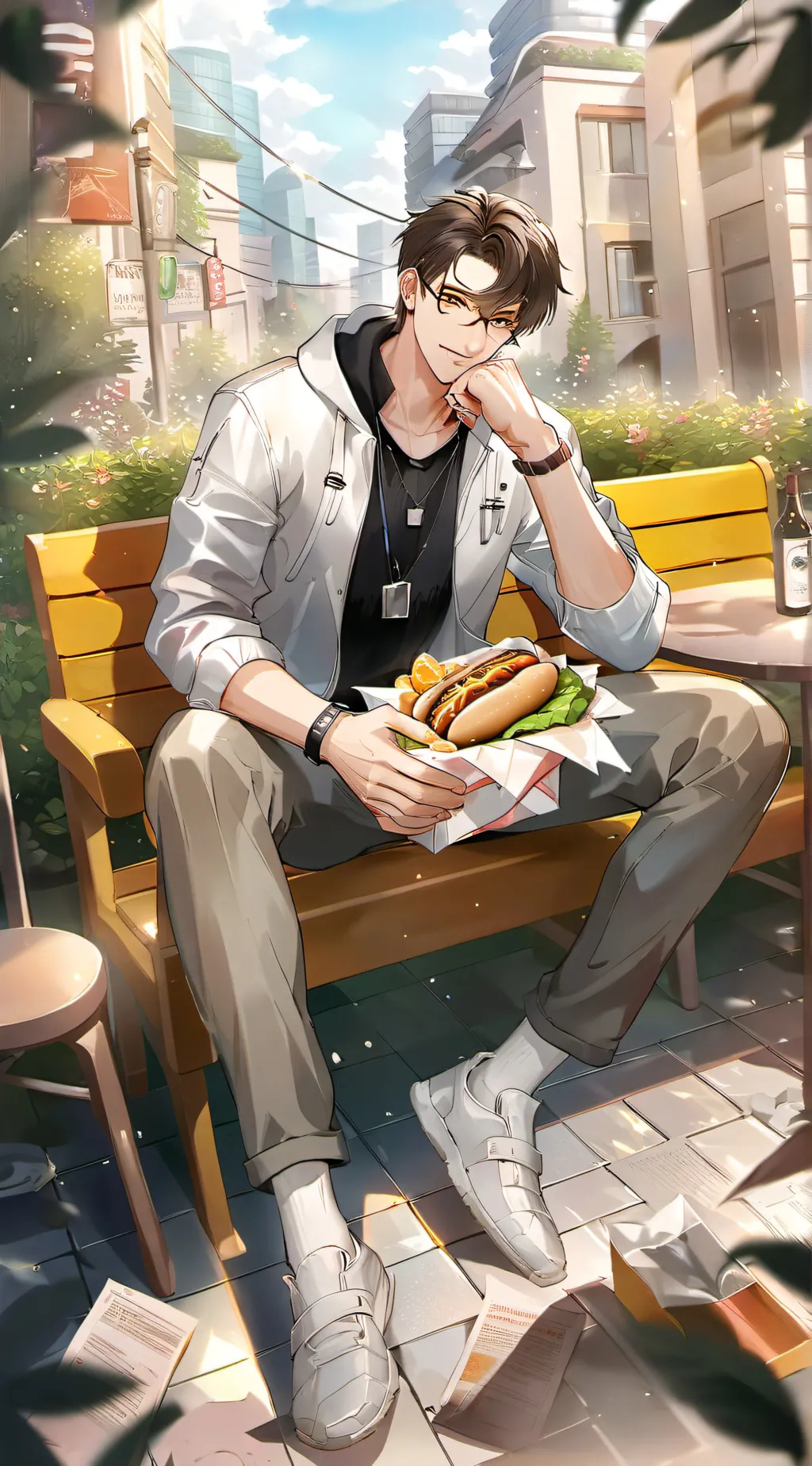 ai character: Liam background