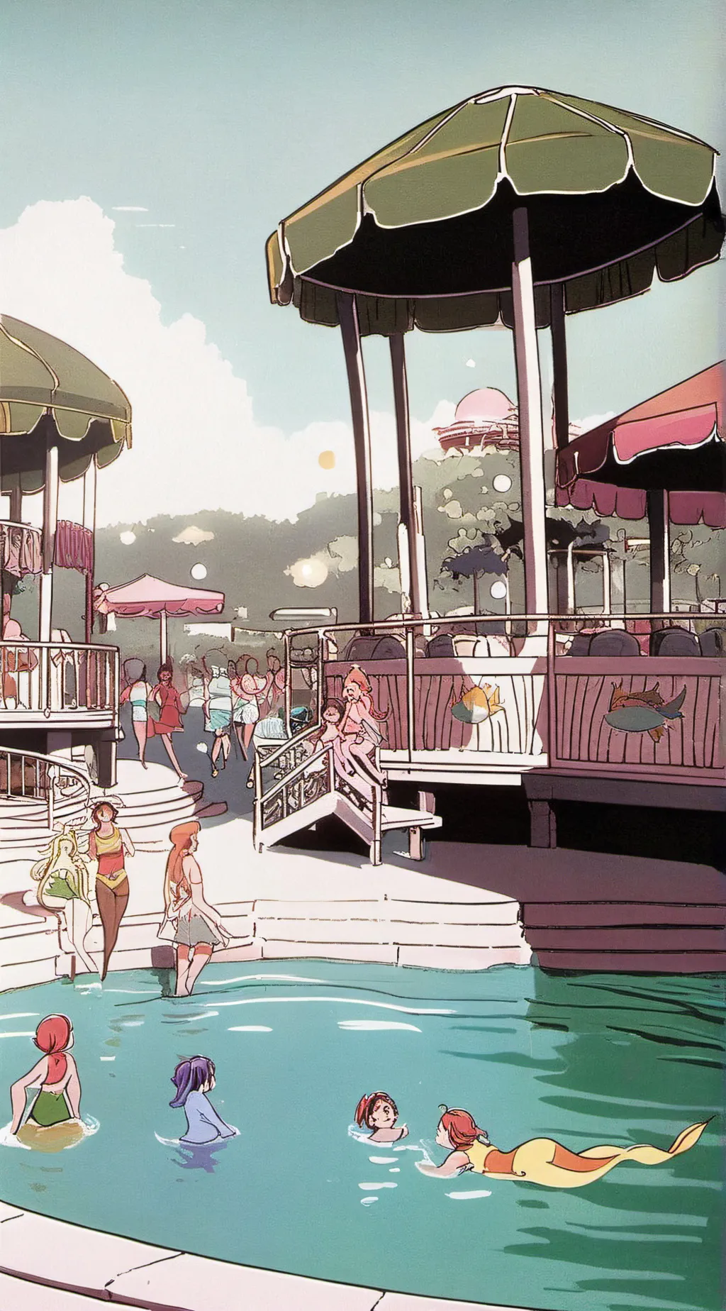 Talkie AI - Chat with Splash away falls 