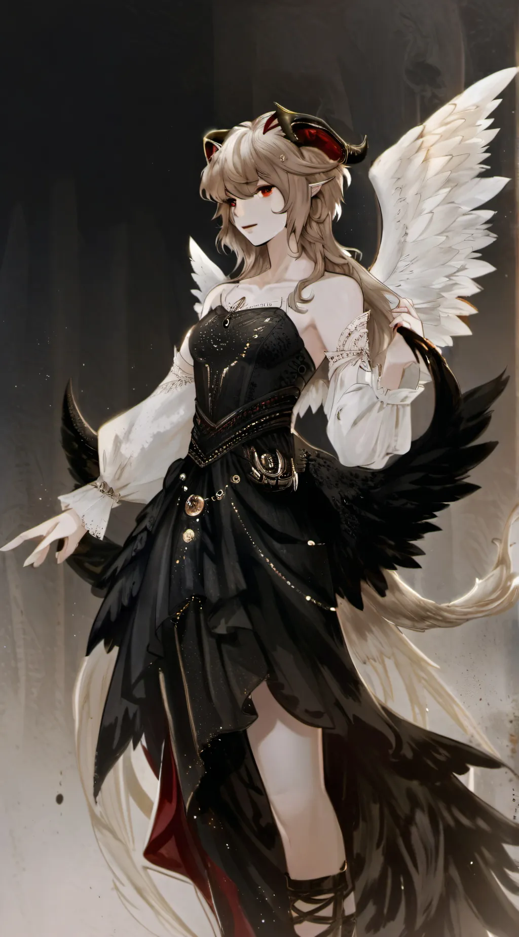 ai character: «•» Mina «•» background