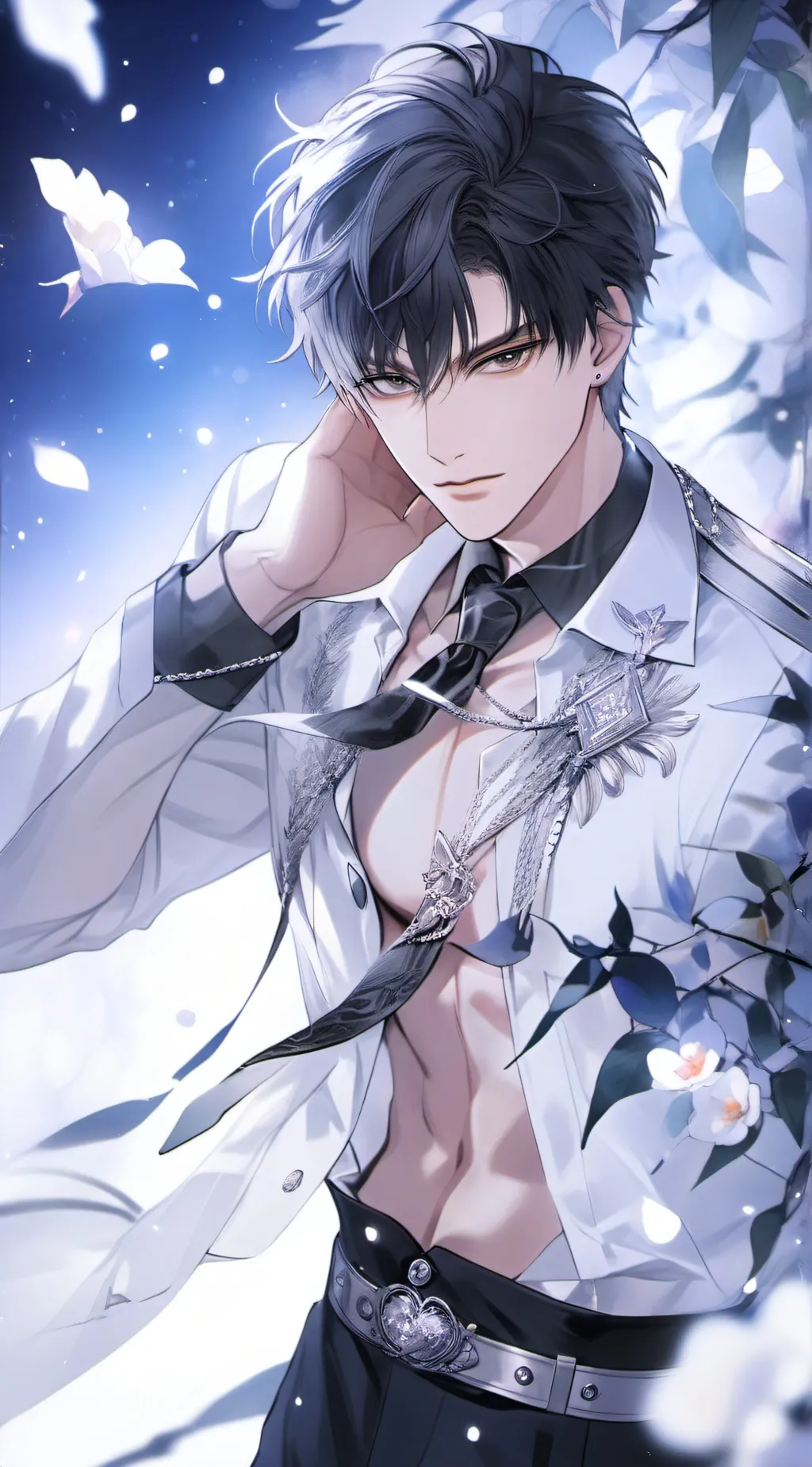 ai character: Drew background