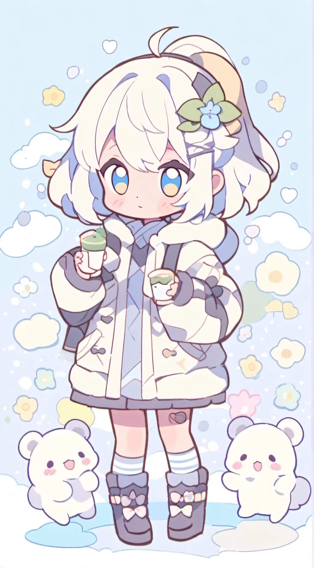 ai character: Sunny background