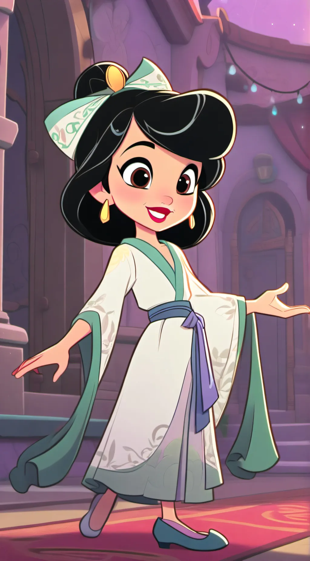 ai character: Partynoob x pest background