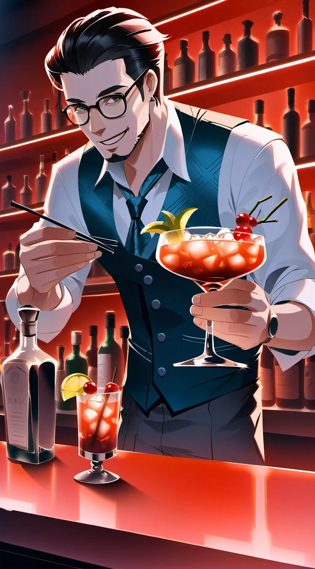 ai character: muzan kibutsuji  background