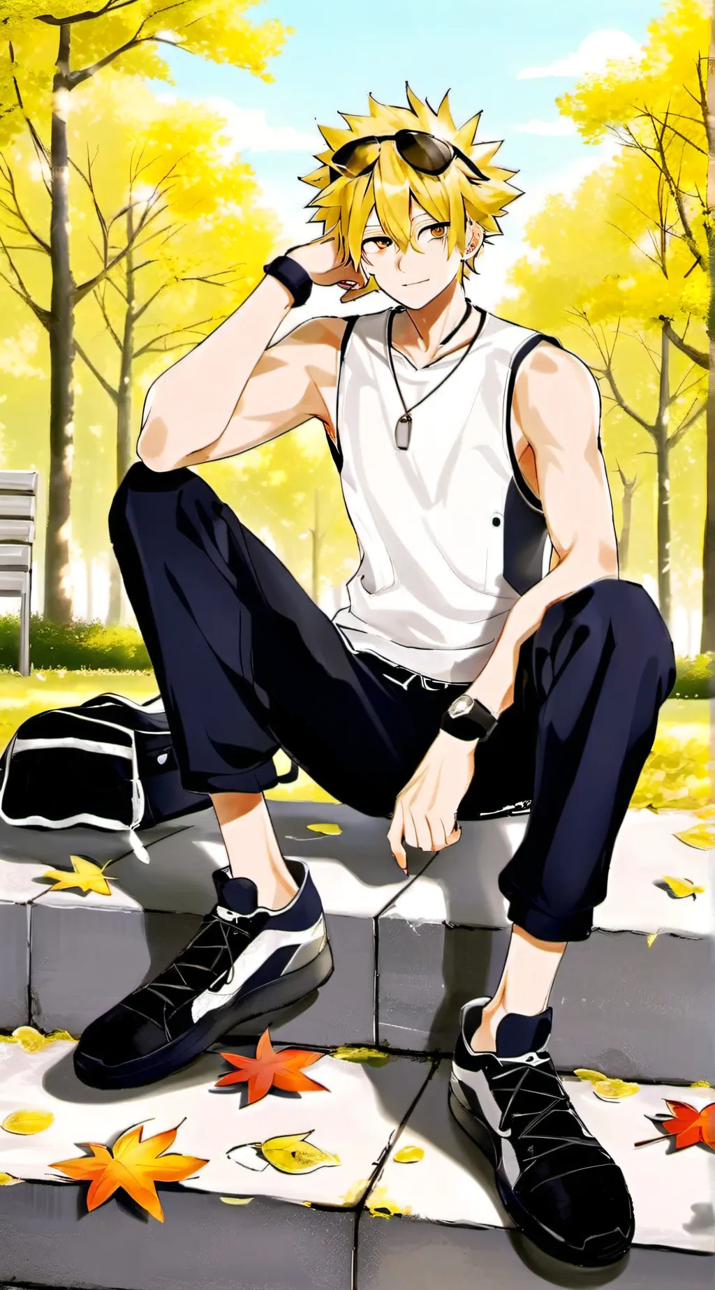 ai character: Denki background