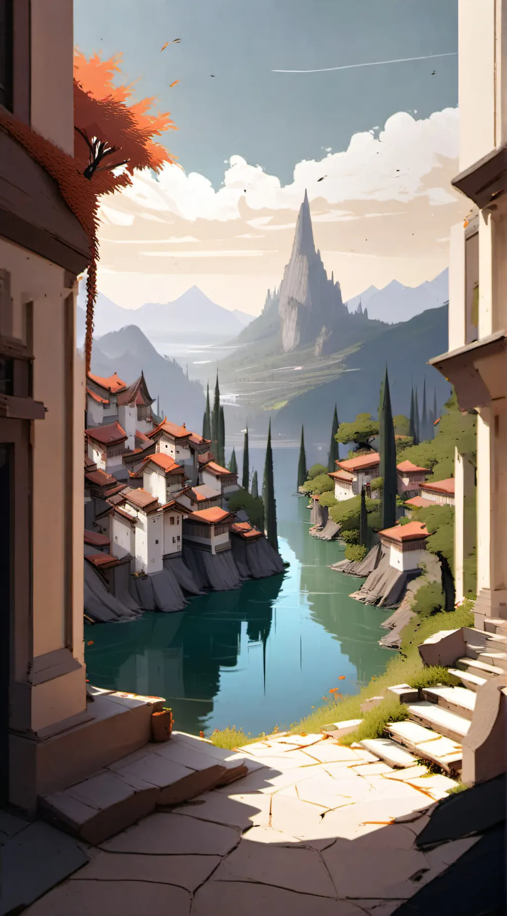 ai character: Genshin Hangout background