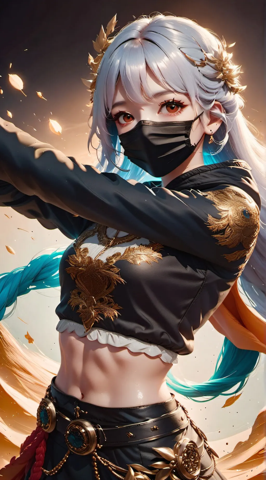 ai character: mark background