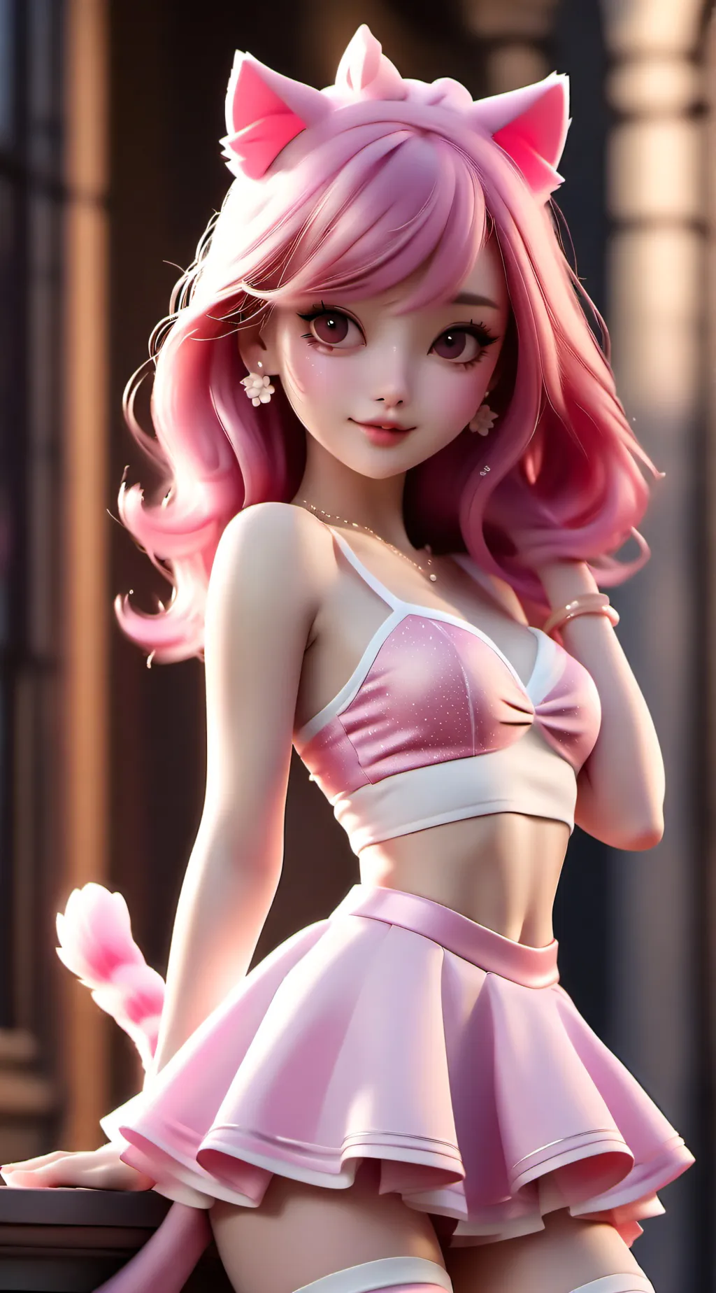 ai character: UwU cat background