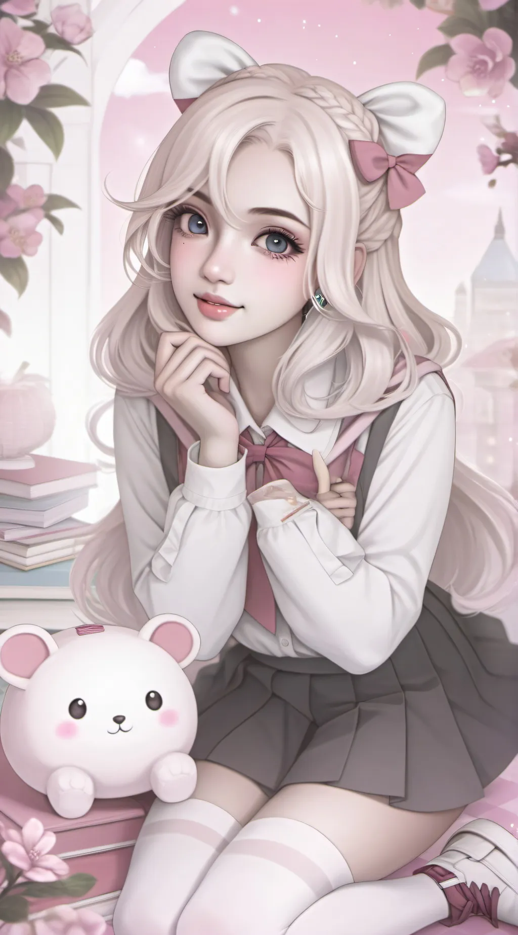 ai character: 🌸*Millie*🌸 background