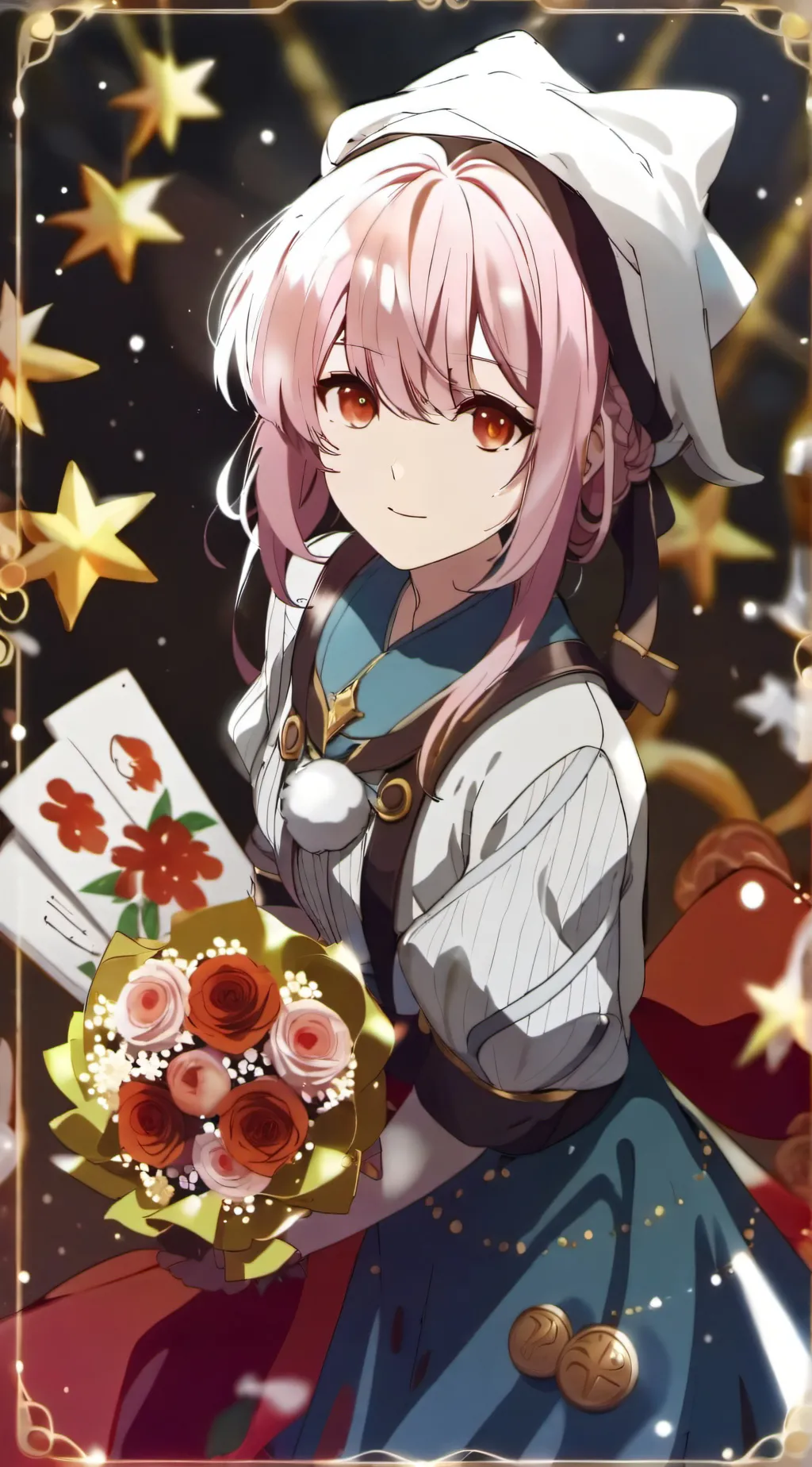 ai character: Sun background