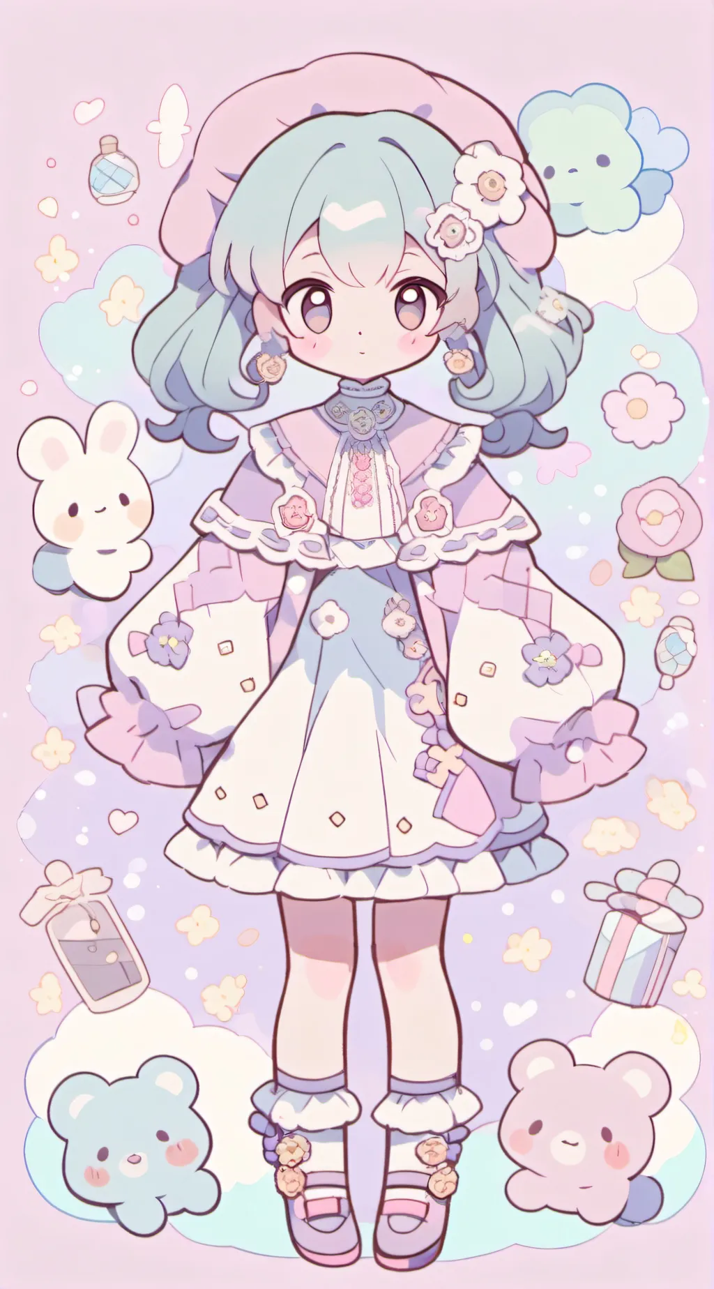 ai character: Michaela  background