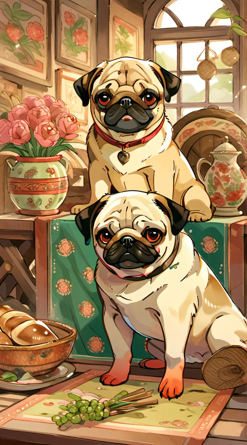 ai character: chata and calli background