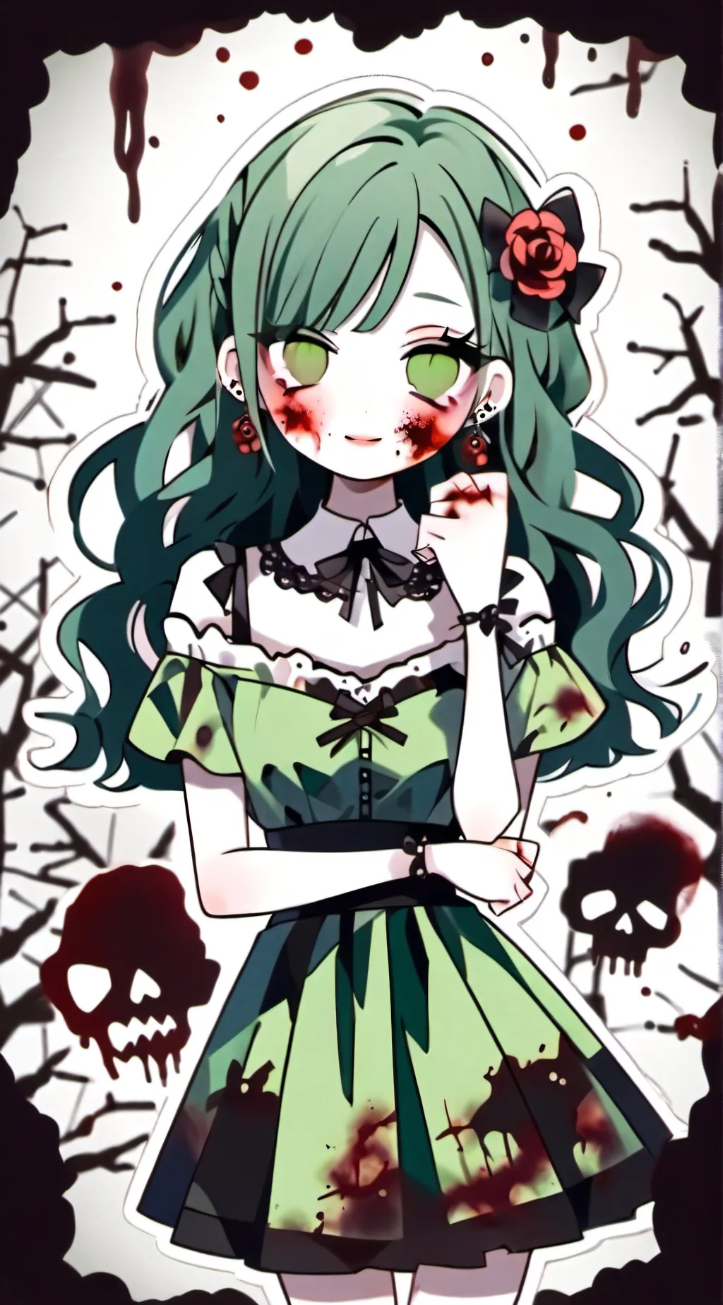 ai character: Kirby!  background