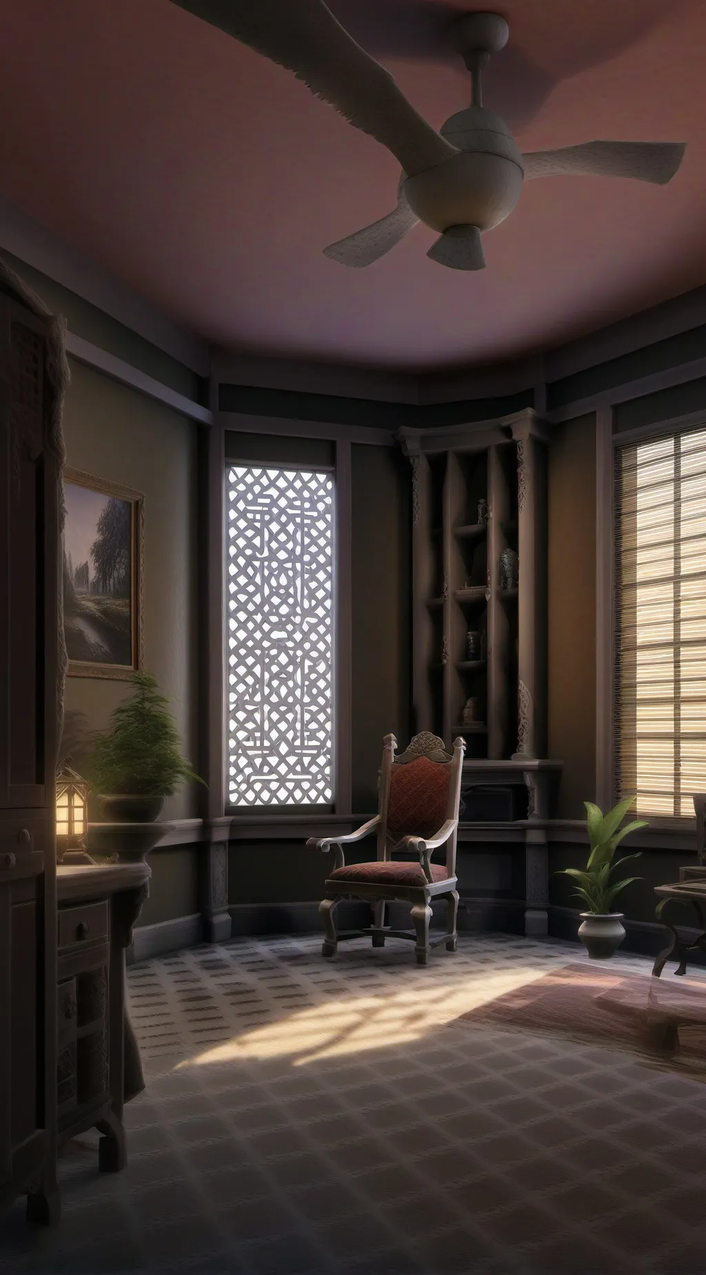 ai character: cweepy background