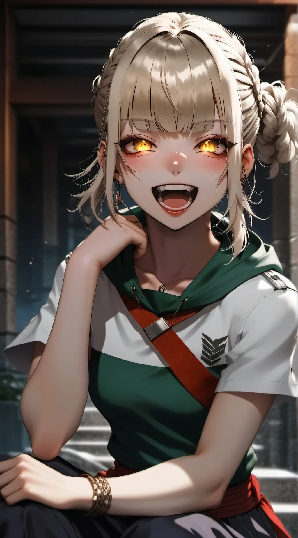 ai character: TOGA *RUNNNNN* background