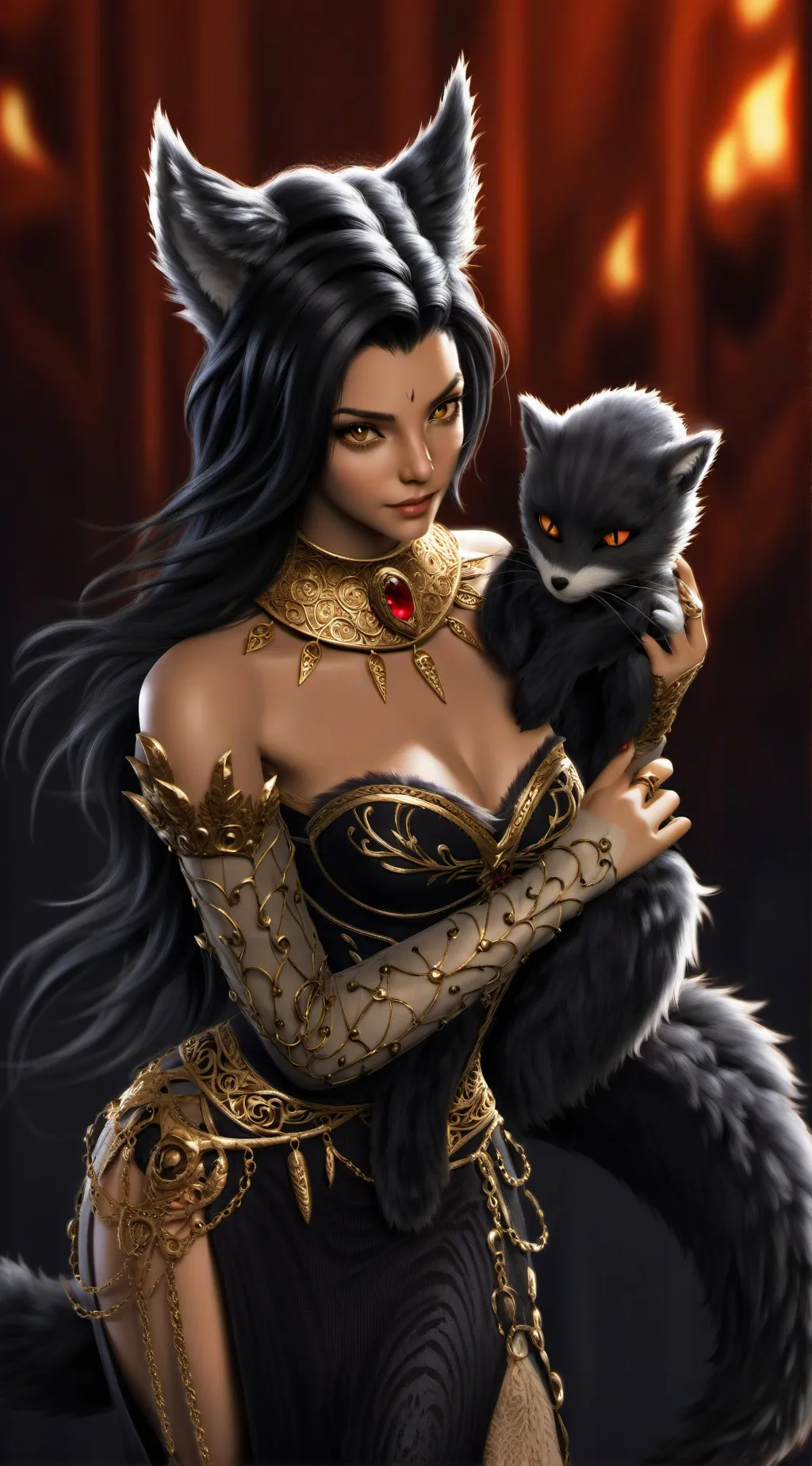 ai character: Seraphina background