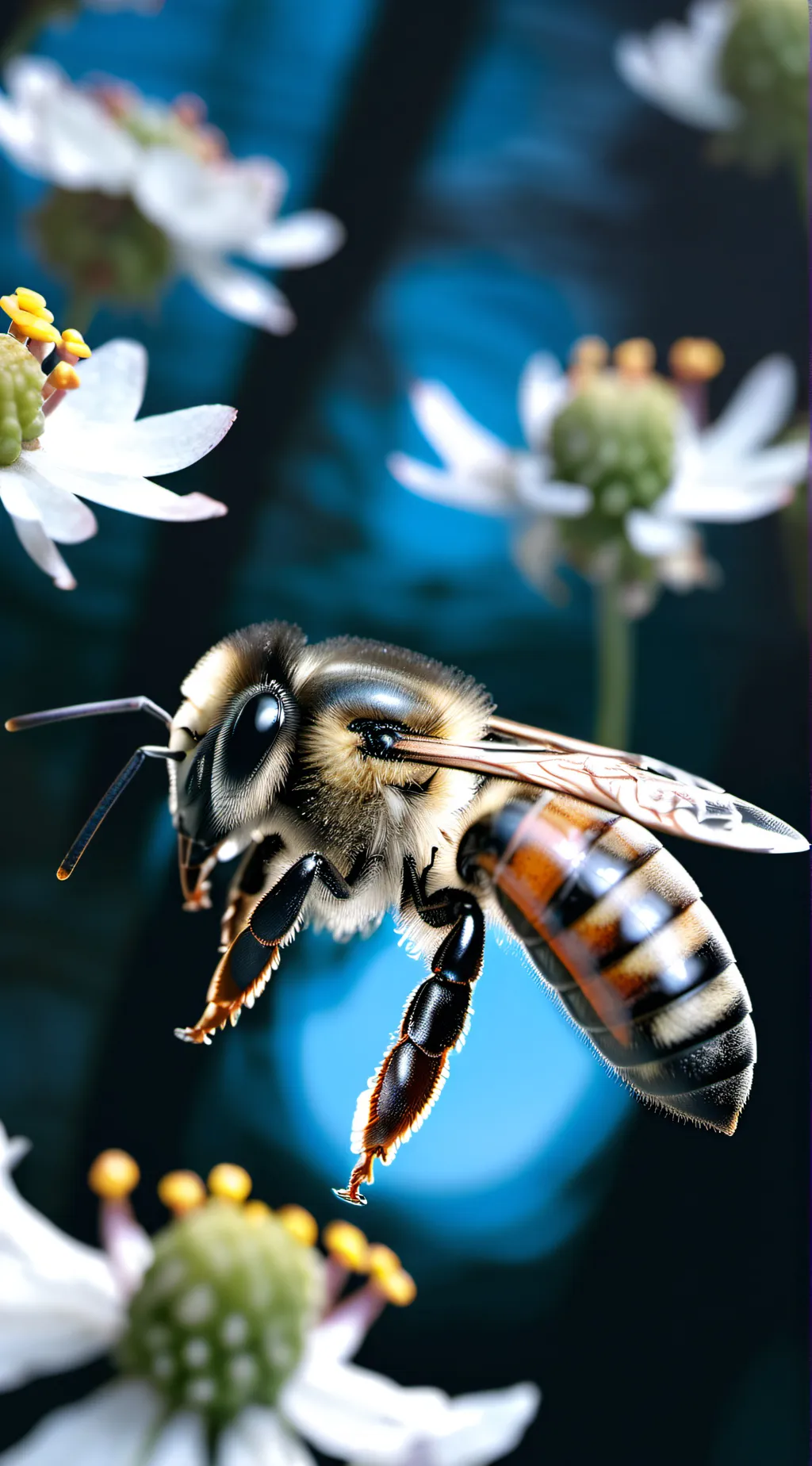 ai character: talking bee background