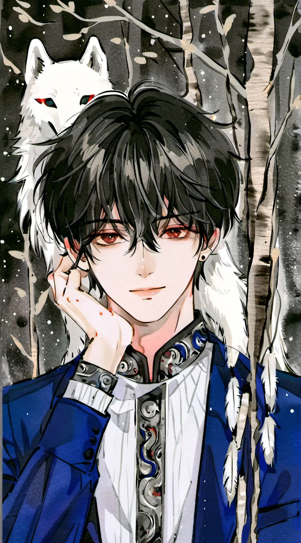 ai character: Roy  background