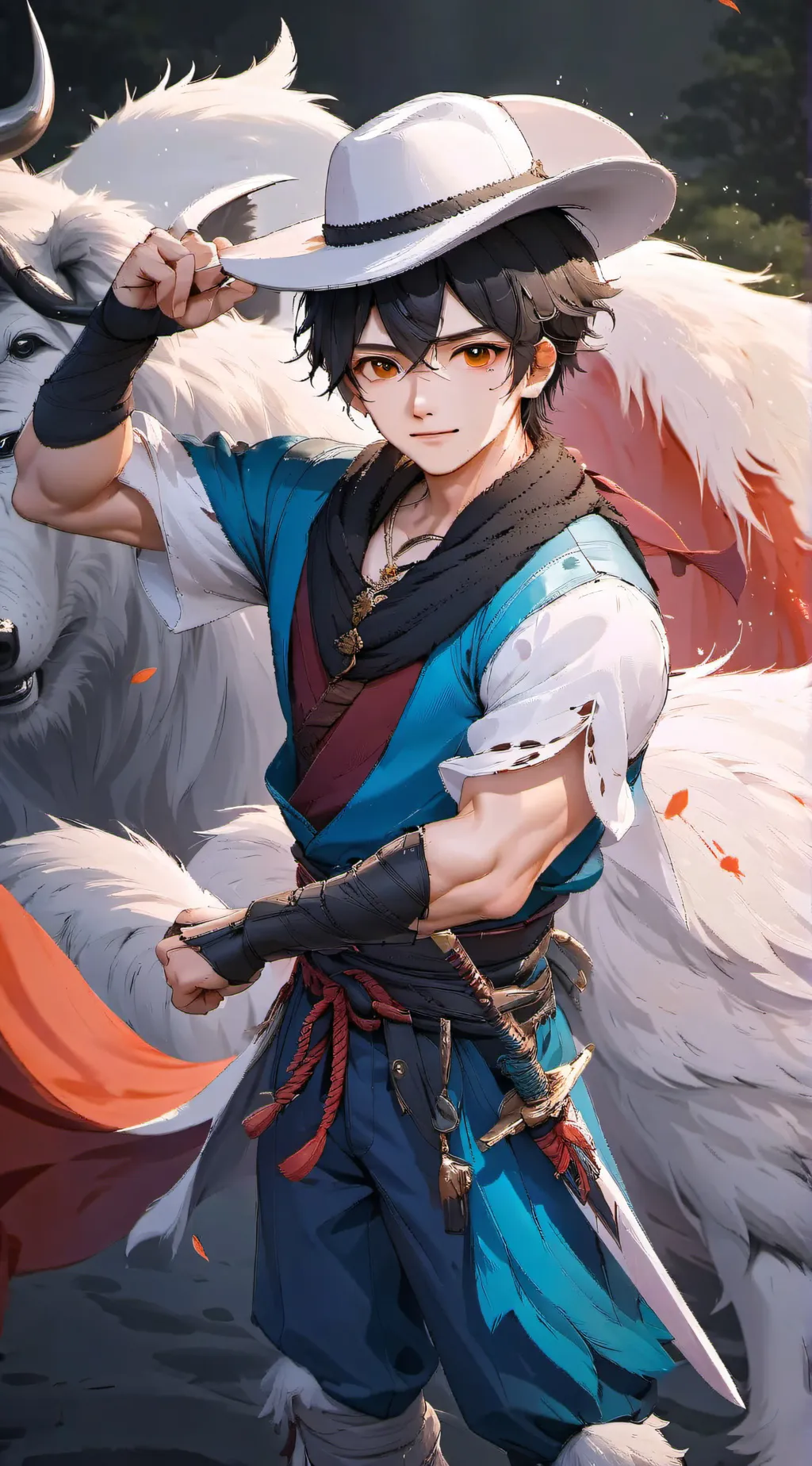 ai character: demon slayer ep 14 background