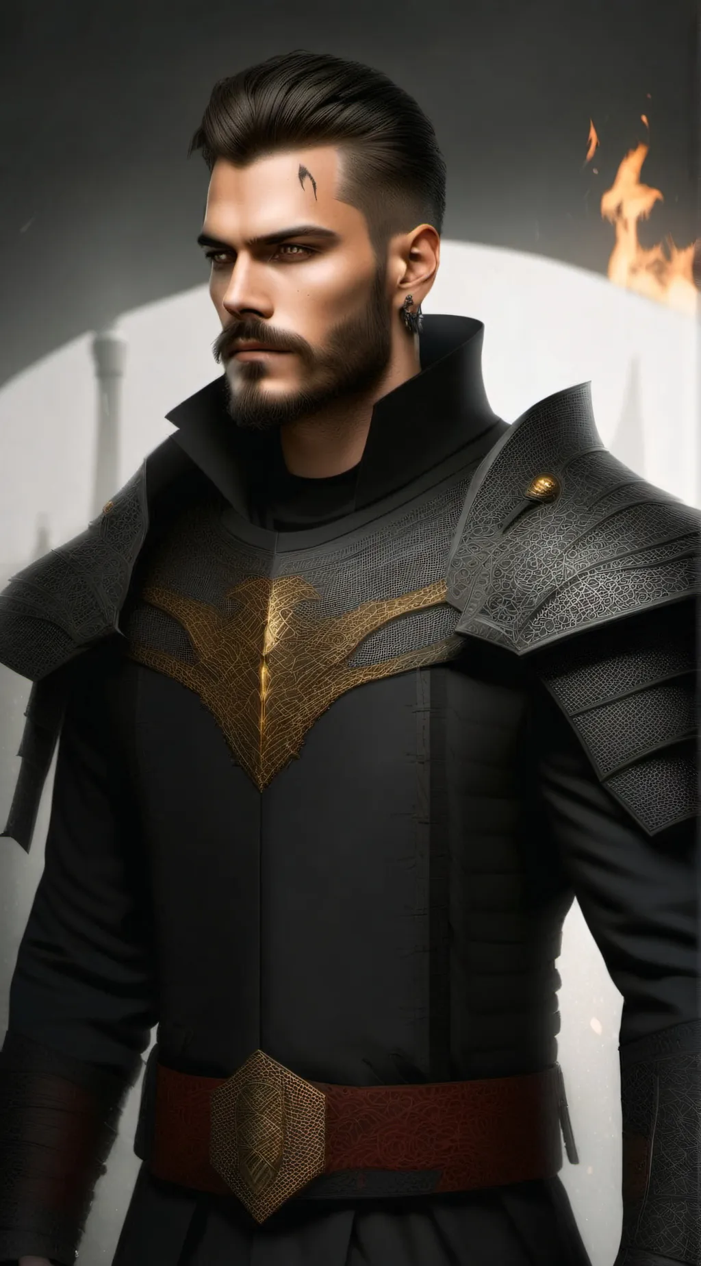 ai character: King Laurentius  background