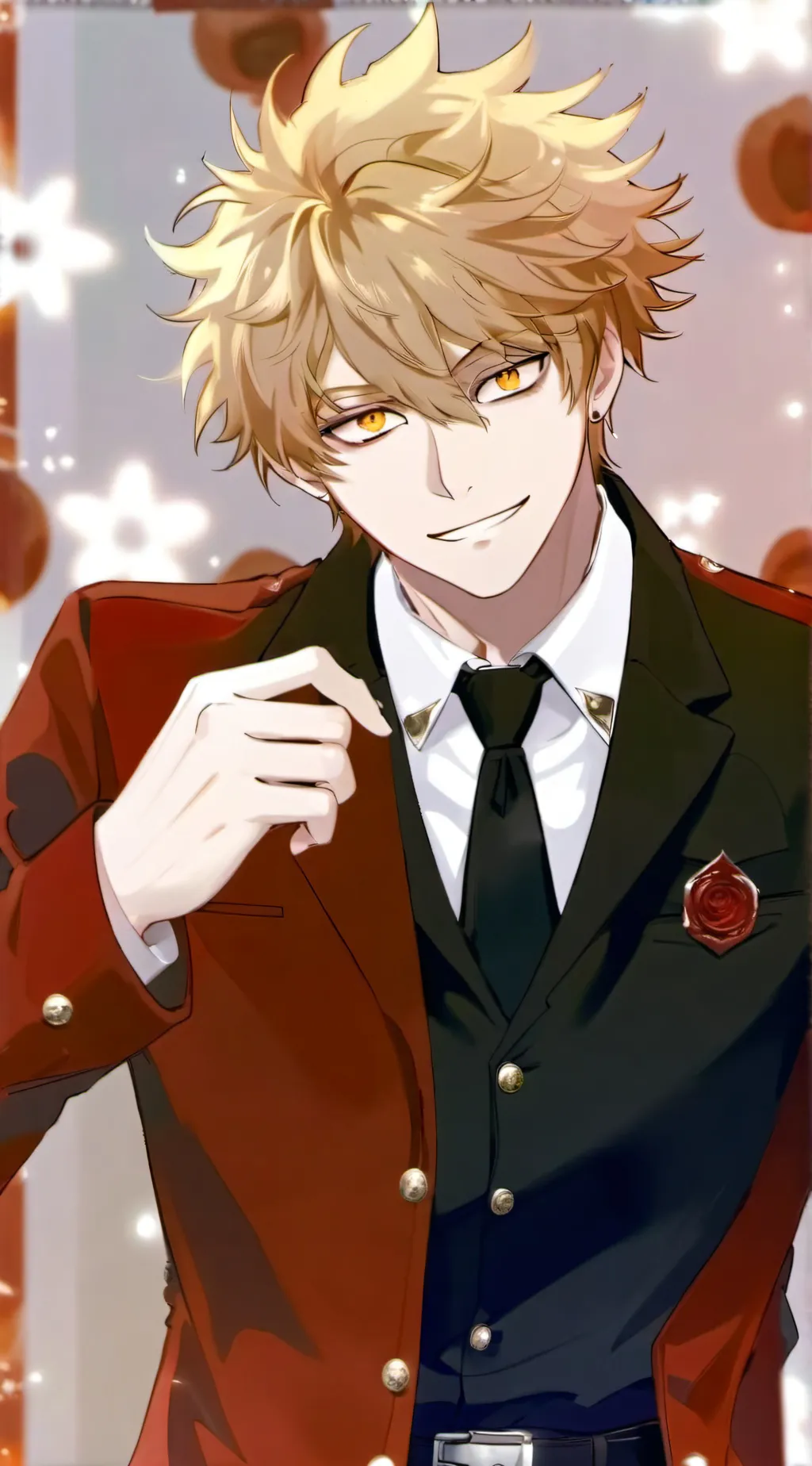 ai character: katsuki bakugo background