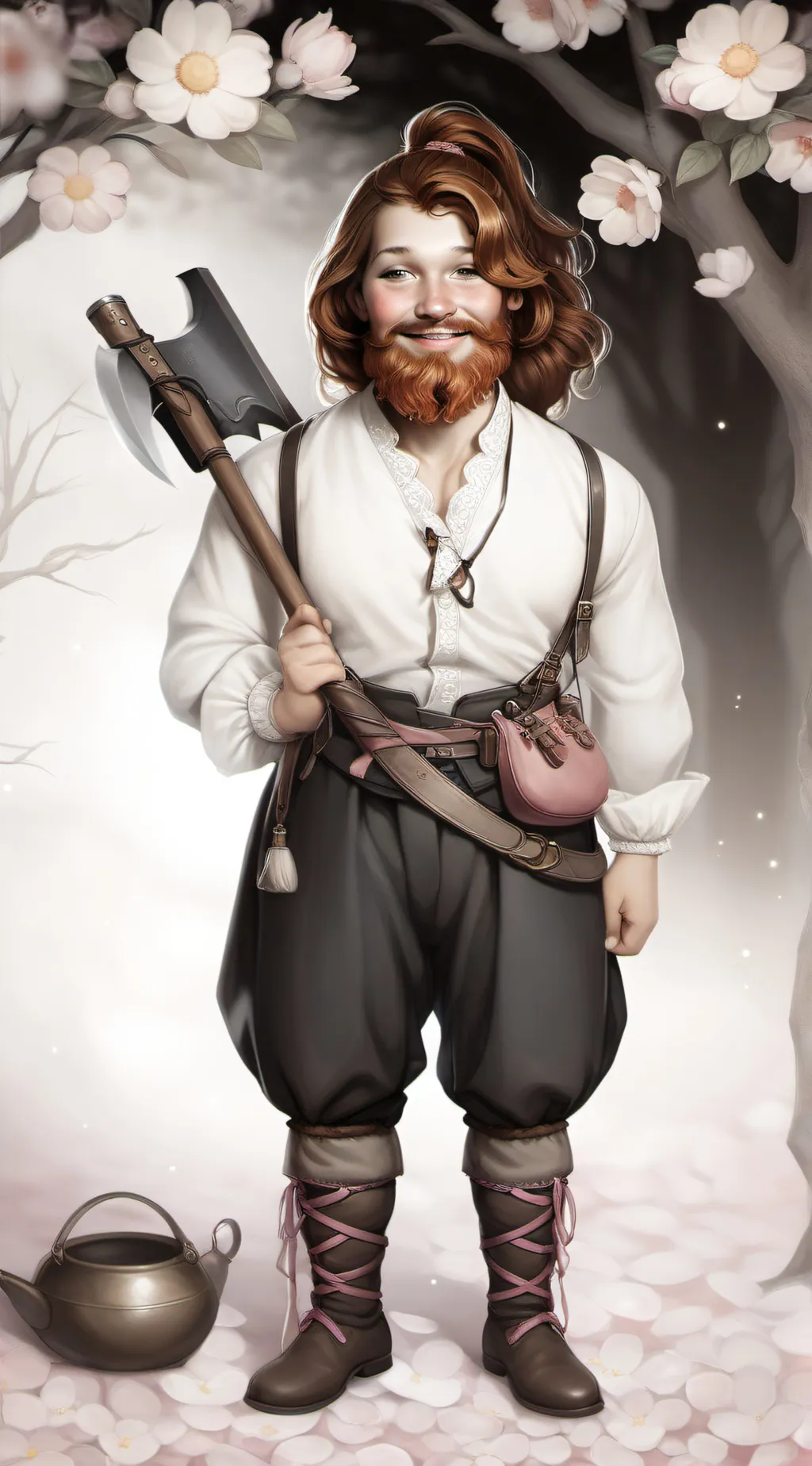 ai character: megan the dwarf  background