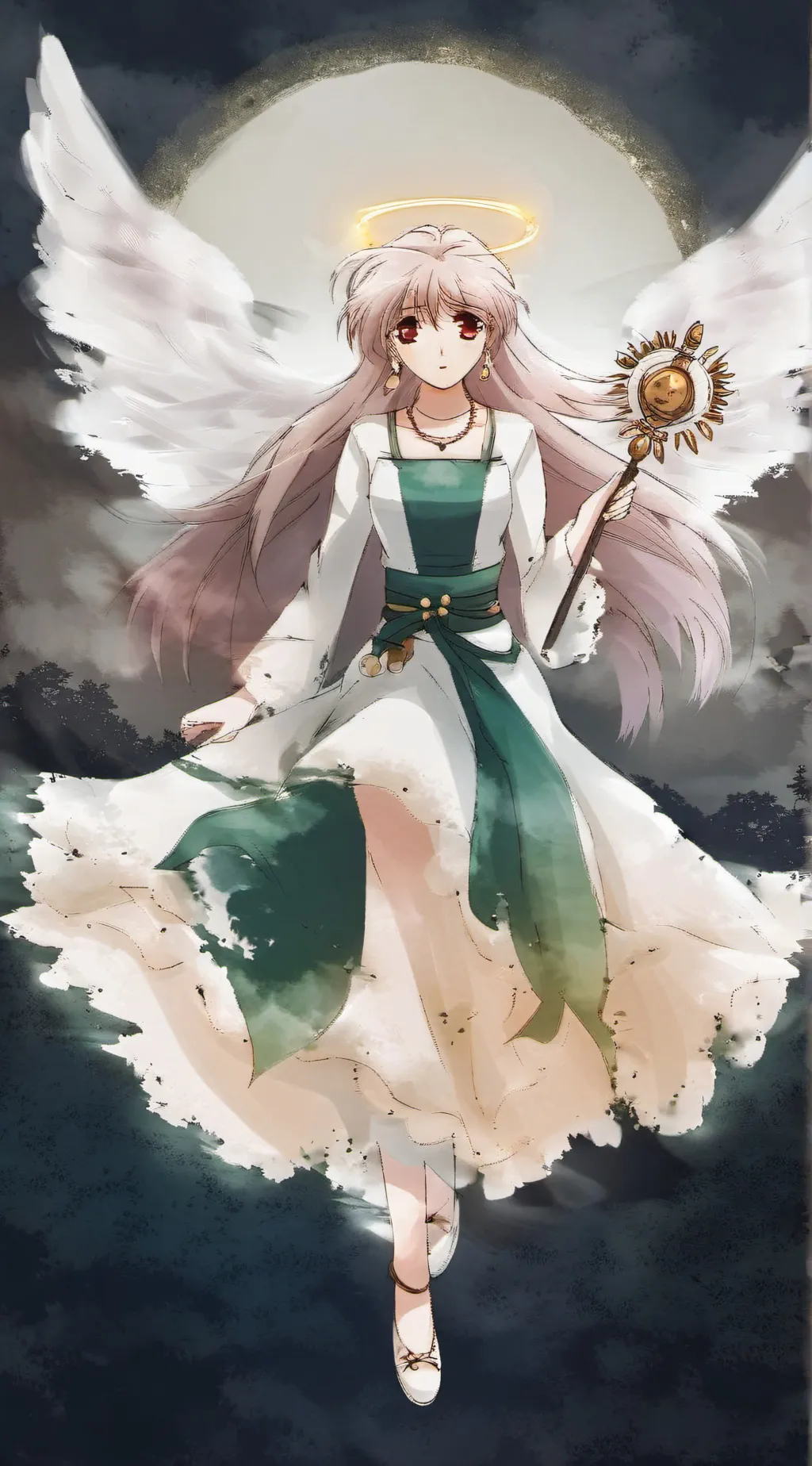 ai character: lady fire/Layla  background