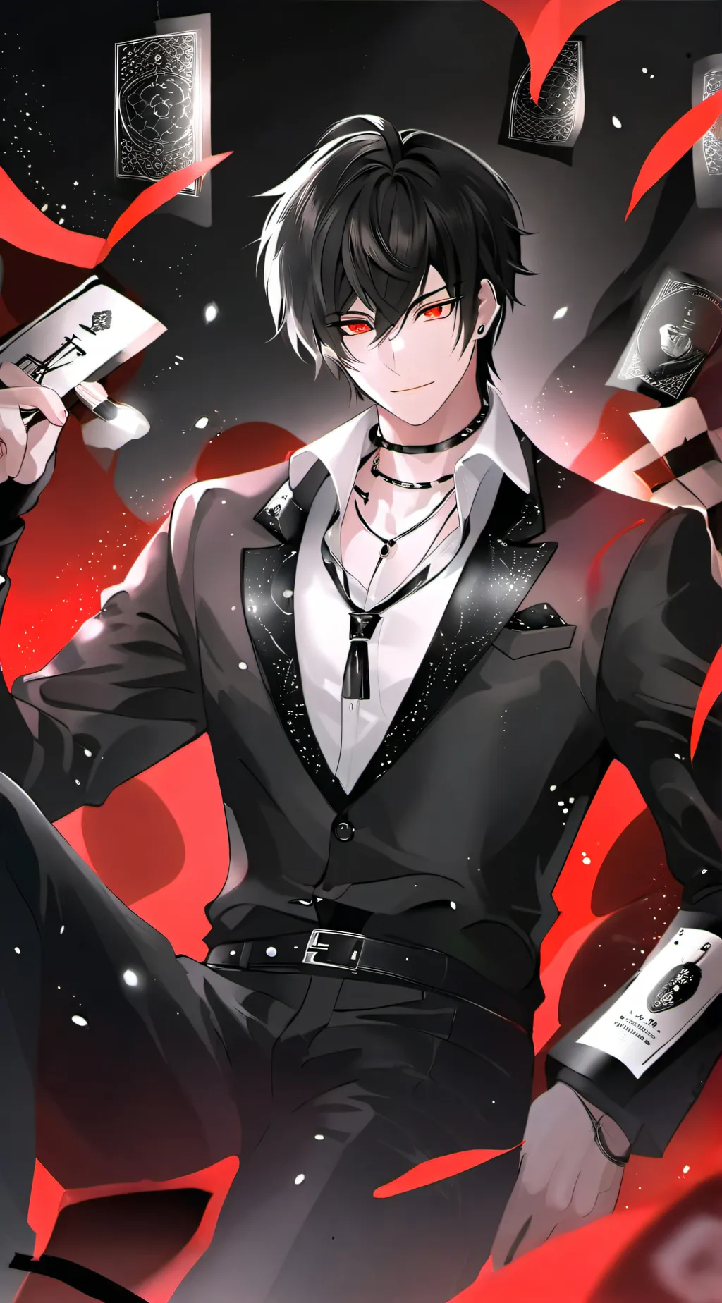 ai character: Damien Rose background