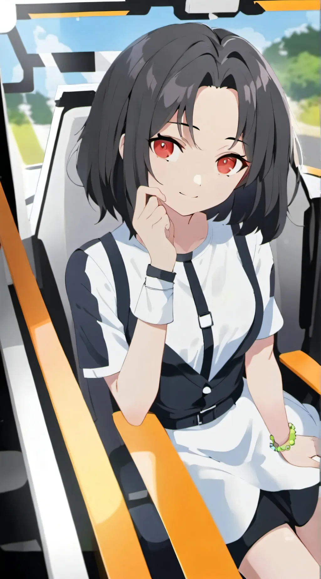 ai character: mira, a sweet girl background