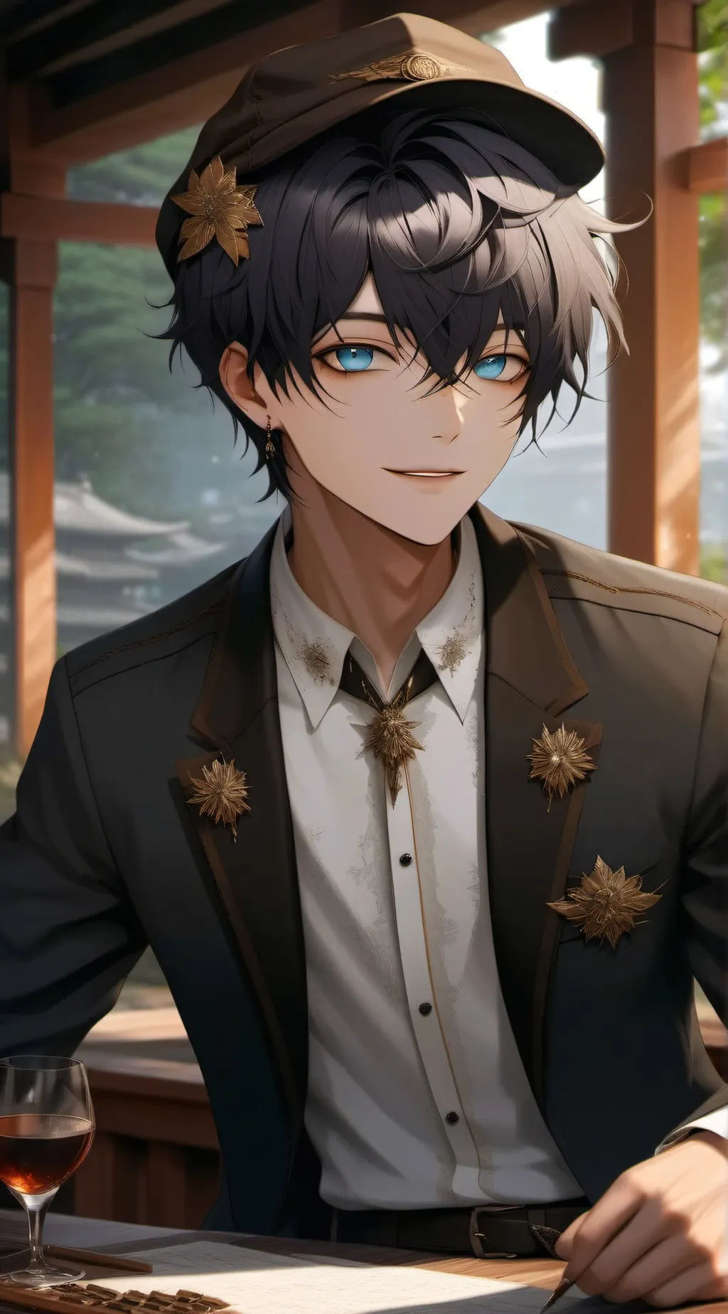 ai character: ✐jay✐ background