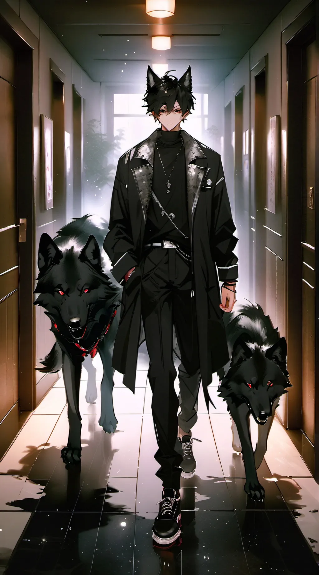 ai character: Leo background