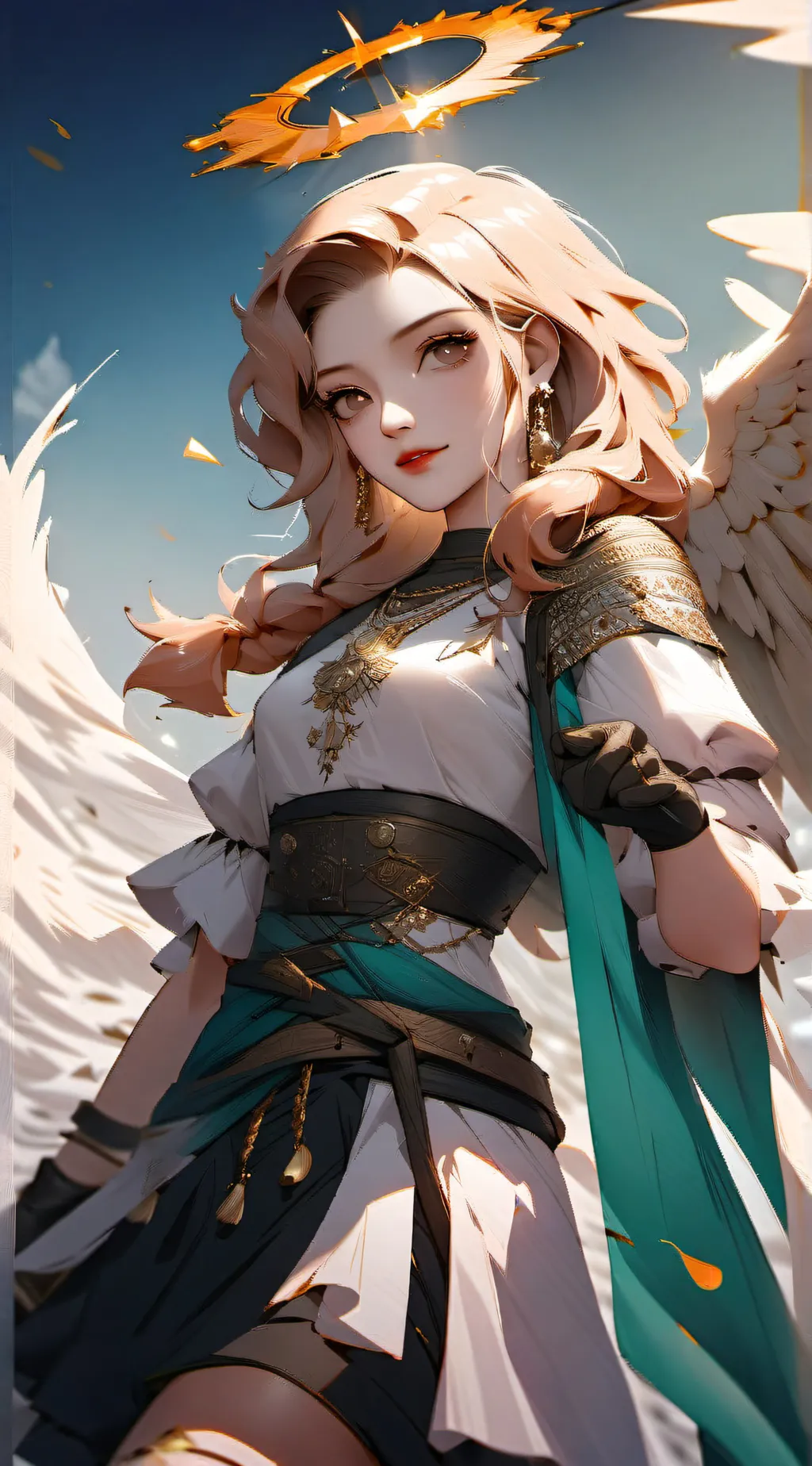 ai character: angel background