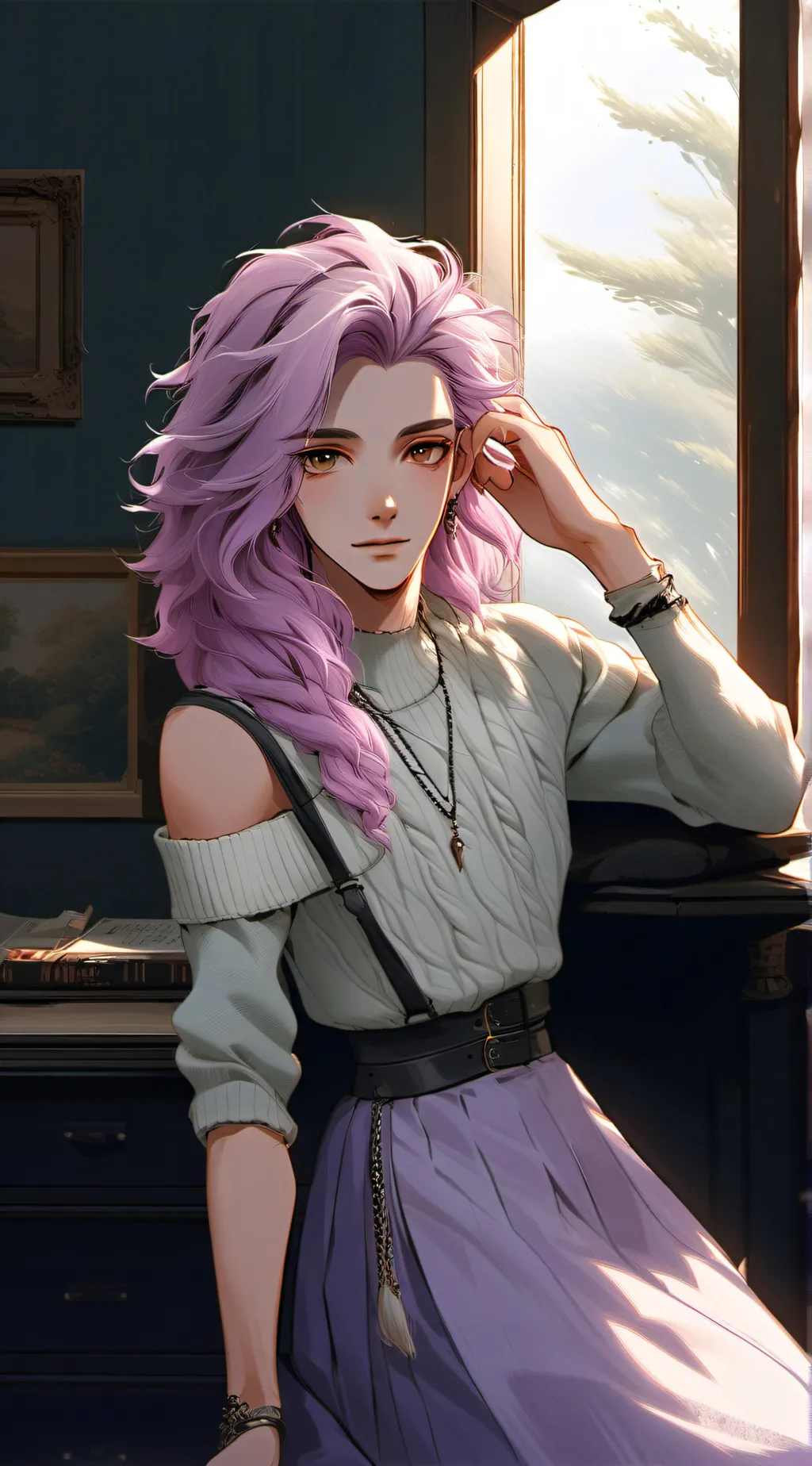 ai character: Vin background