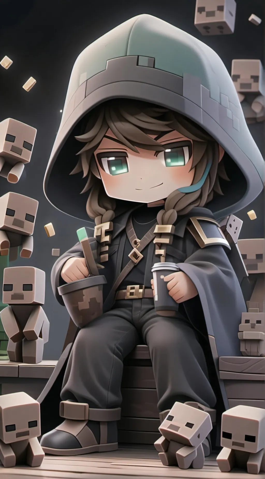 ai character: Steve background