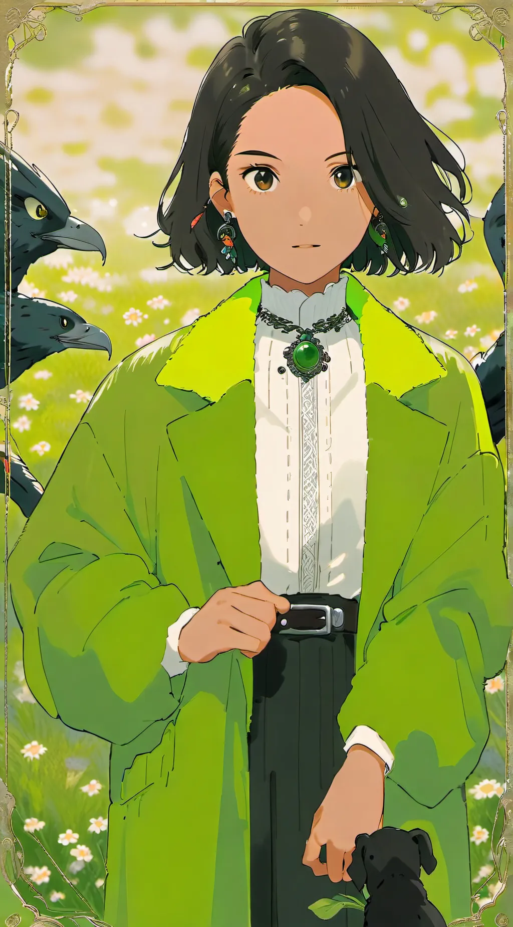 ai character: Christmas  background