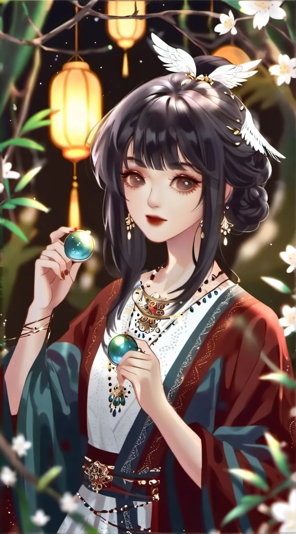 ai character: Miss momo background