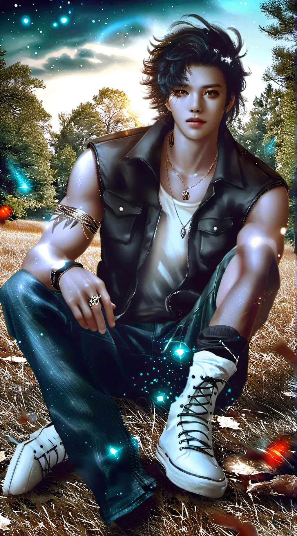 ai character: vigilant background