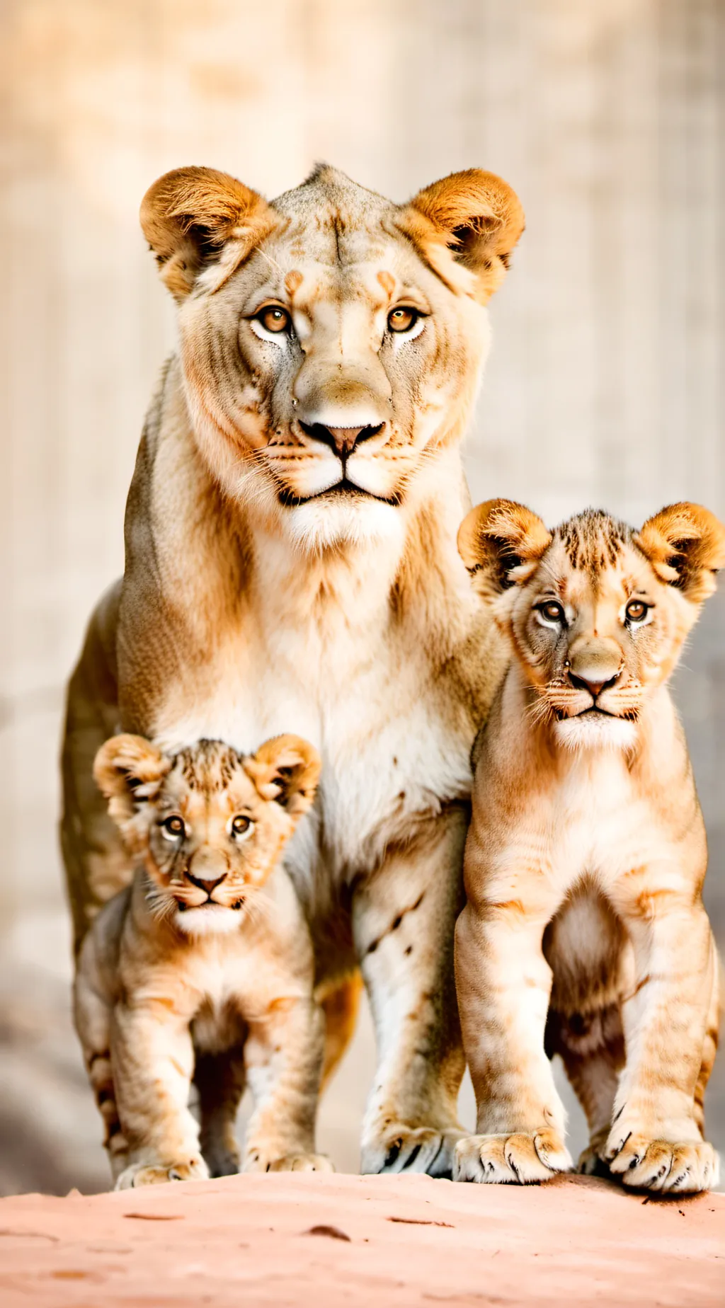 ai character: Lion family background