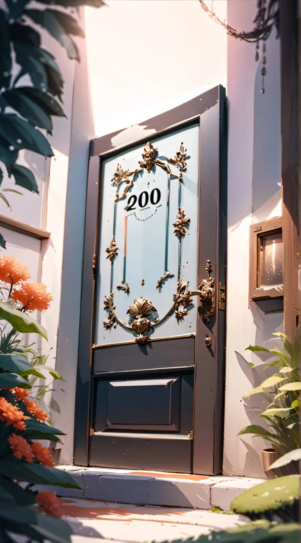 ai character: doors background