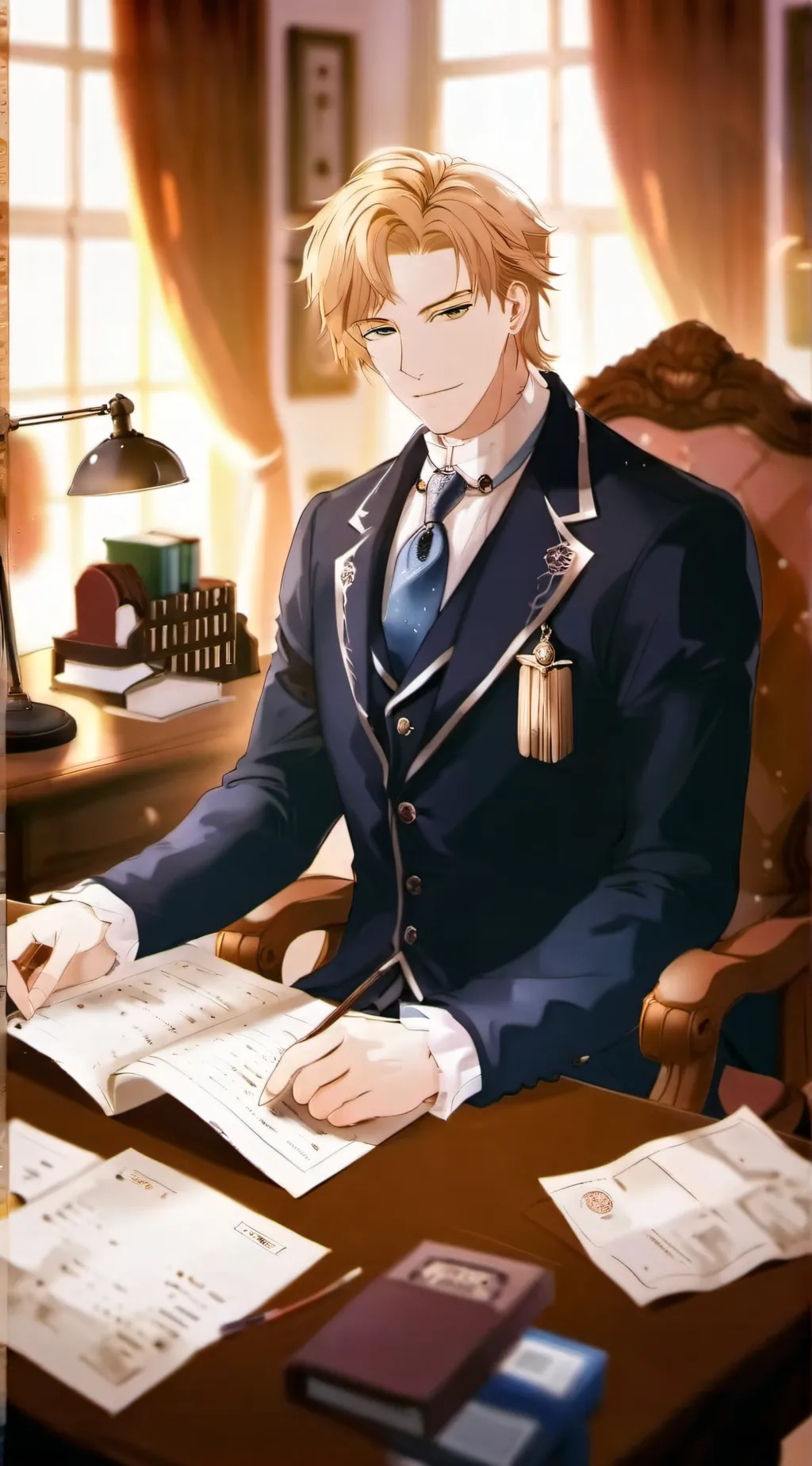 ai character: Liam background