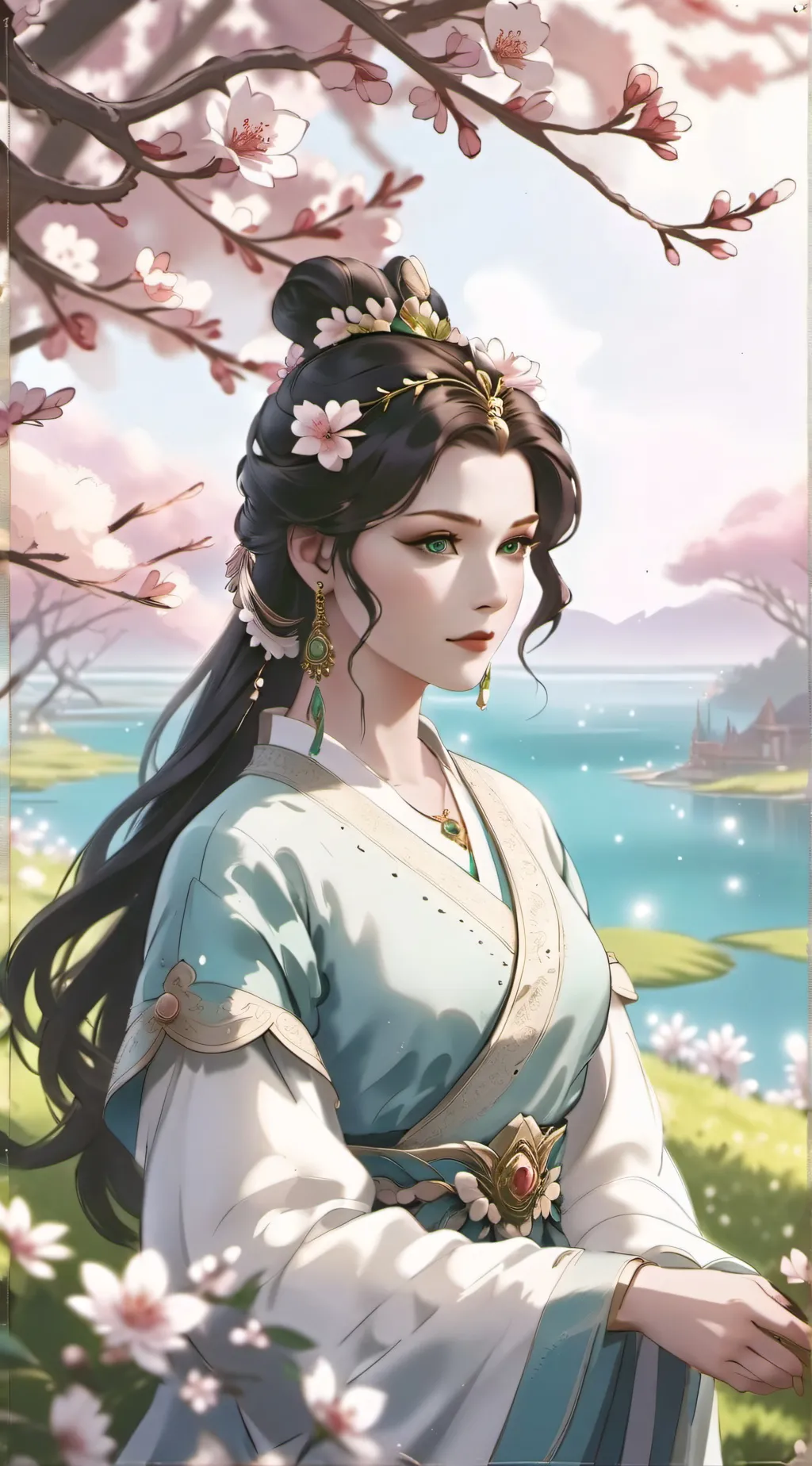 ai character: Princess Amelia  background