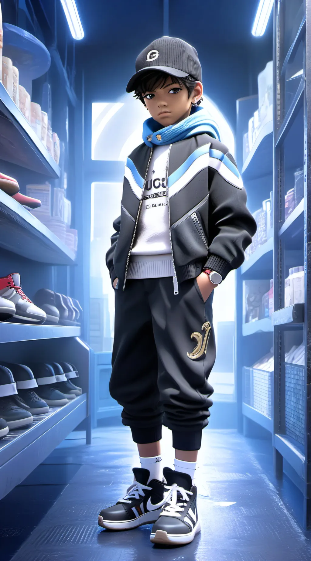 ai character: mo background