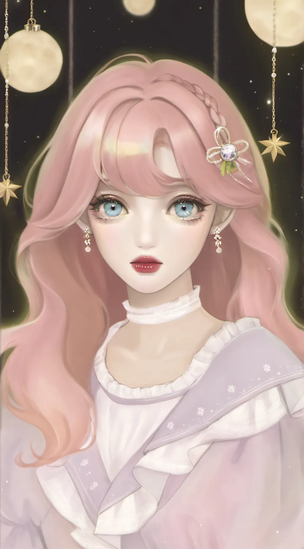 ai character: Luna background